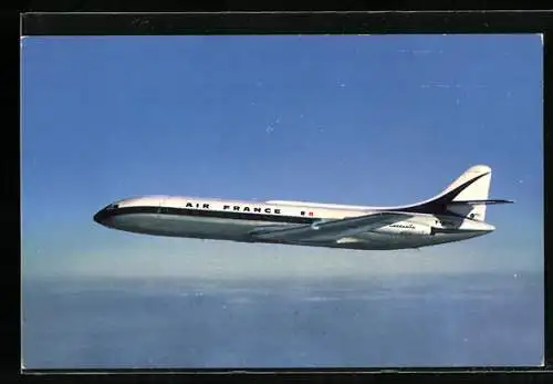 AK Air France Cararelle Flugzeug, Premier moyen-courrier