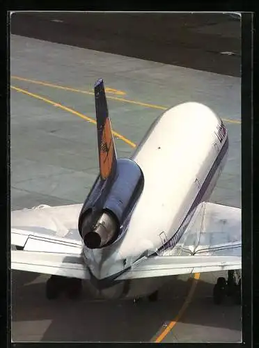 AK Flugzeug, Lufthansa Mcdonnell Douglas DC10 im Flug