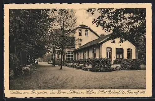 AK Helfern, Gasthaus zum Forstgarten