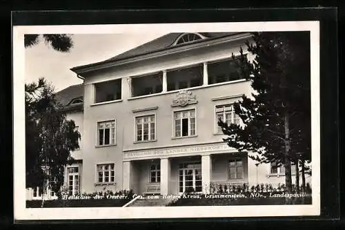 AK Grimmenstein /N. Oe., Heilstätte der Oesterr. Ges. vom Roten Kreuz, Landespavillon