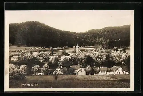 AK Ysper, Blick auf den Ort vom Ortsrand