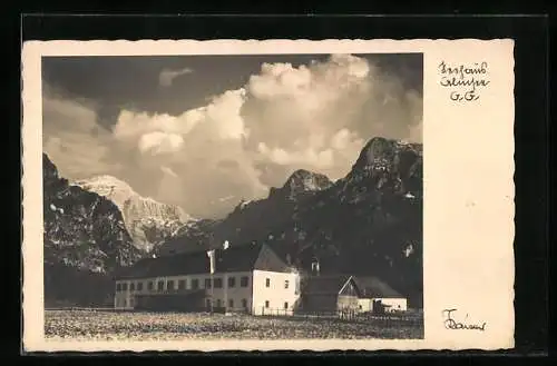 AK Grünau /Almtal, Seehaus am Almsee