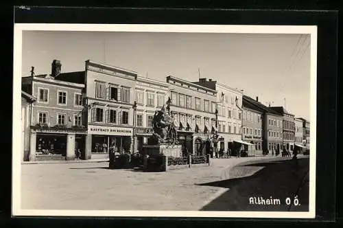 AK Altheim /O. Ö., Strassenpartie