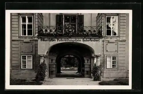 AK Hubertendorf /N.-Ö., Bäuerliches Volksbildungsheim