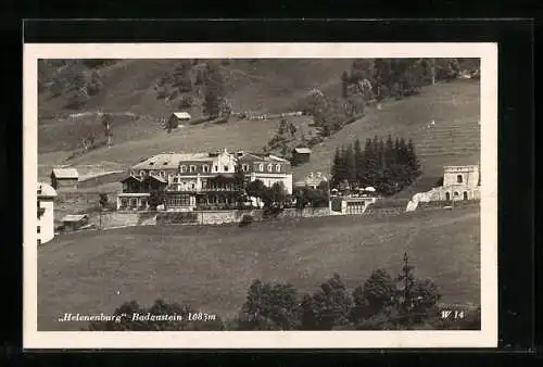 AK Bad Gastein, Helenenburg, Teilansicht