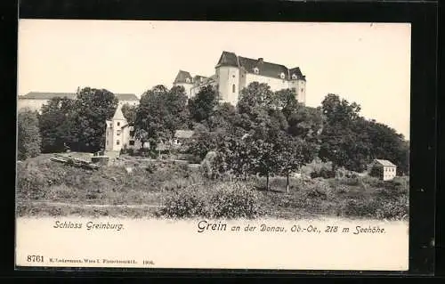 AK Grein an der Donau /Ob.-Oe., Schloss Greinburg