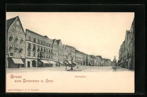 AK Braunau am Inn, Stadtplatz
