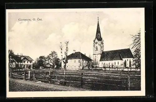 AK Gampern /O. Öst., Blick zur Kirche