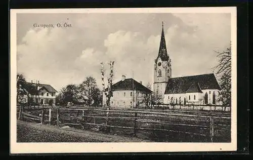 AK Gampern /O. Öst., Blick zur Kirche