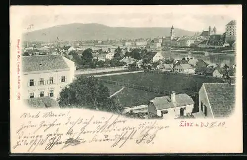 AK Linz a. D., Gesamtansicht