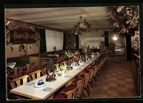 AK Lam /Bayer. Wald, Gaststätte-Pension Mariandl, Arberstrasse 9