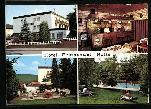 AK Bad Karlshafen /Weser, Hotel-Restaurant Nolte, Graseweg 37