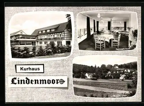 AK Rothenuffeln am Wiehengebirge, Kurhaus Lindenmoor