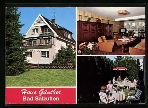 AK Bad Salzuflen, Hotel-Pension Haus Günther, Föhrenstrasse 8