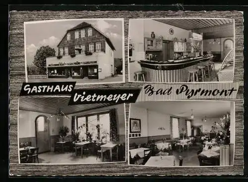 AK Bad Pyrmont, Gasthaus Vietmeyer, Hagener Str. 17