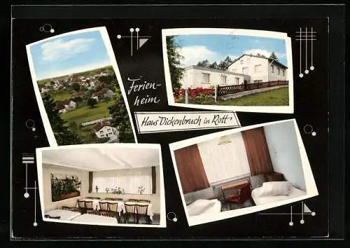AK Rott /Eifel, Haus Dickenbruch, Genesungsheim der Arbeiterwohlfahrt Aachen-Land, Talweg 10