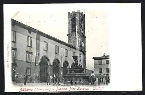 AK Bibbiena /Casentino, Piazza Pier Sacconi - Tarlati