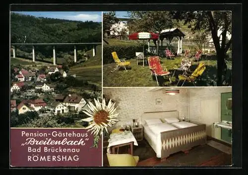 AK Bad Brückenau, Gasthaus Breitenbach, versch Ansichten