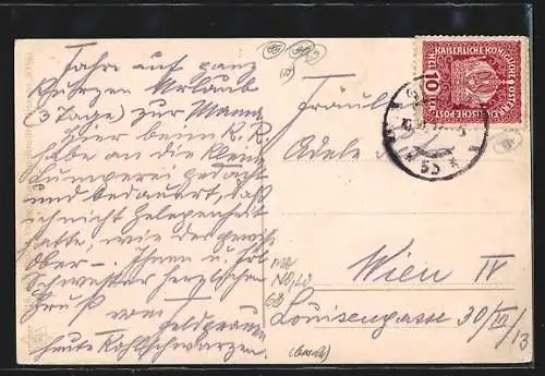 AK Graz, Strassenbahn auf dem Hauptplatz