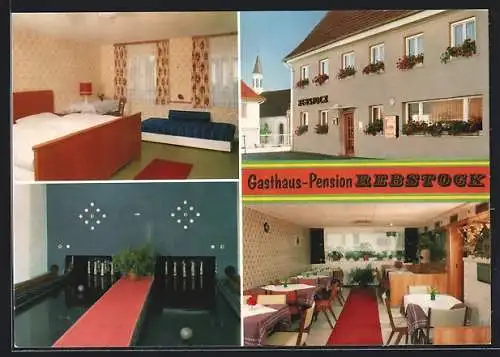 AK Feckenhausen bei Rottweil, Gasthaus Rebstock, Innenansichten