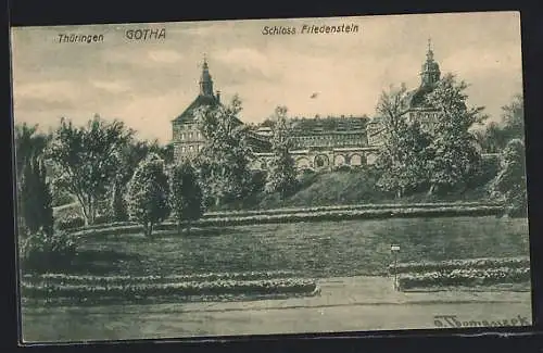 Künstler-AK Otto Thomasczek: Gotha, Schloss Friedenstein