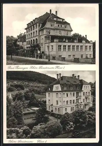 AK Bad Kissingen, Rhön-Sanatorium, Häuser I und II