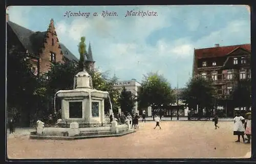 AK Homberg a. Rhein, Marktplatz