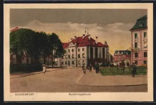 AK Schweinfurt, Partie am Rentamtsgebäude