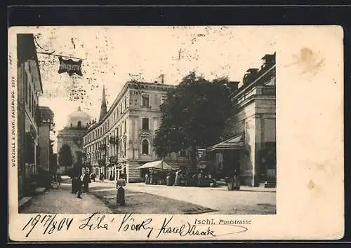 AK Ischl, Drogerie in der Poststrasse