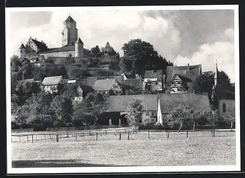 AK Niederalfingen bei Hüttlingen /Kreis Aalen, Burg Niederalfingen