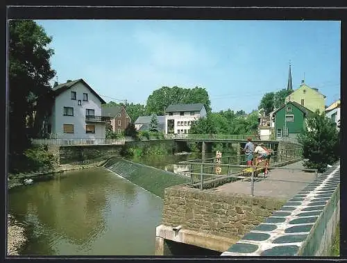 AK Waxweiler im Naturpark Südeifel, Partie am Fluss