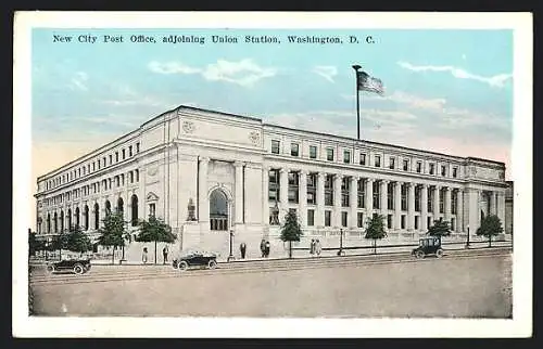 AK Washington D.C., New City Post Office, adjoining Union Station