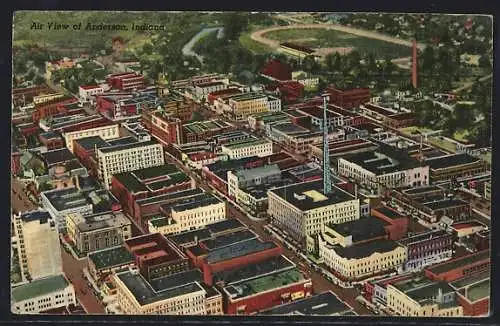 AK Anderson, IN, Air View of the city