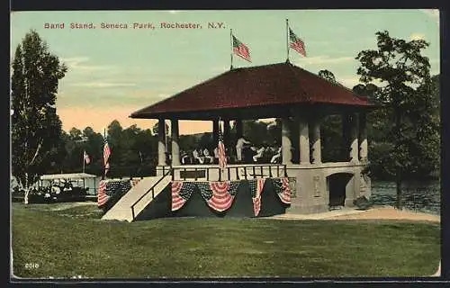 AK Rochester, NY, Band Stand in Seneca Park