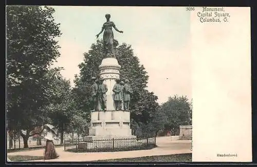 AK Columbus, OH, Monument on Capital Square