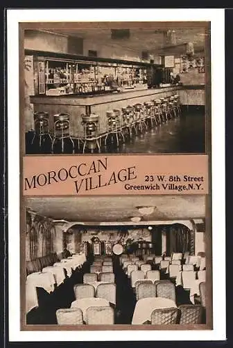 AK Greenwich Village, NY, Restaurant Moroccan Village, 23 W. 8th Street