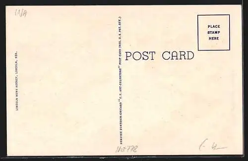 AK Lincoln, NE, Air View of State Capitol