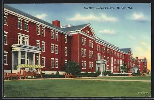 AK Fort Meade, MD, The Main Barracks