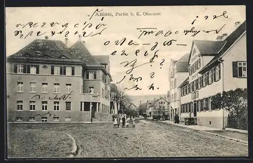 AK Aalen, Partie beim K. Oberamt