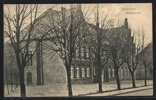 AK Diepholz, Mittelschule, von der Strasse gesehen