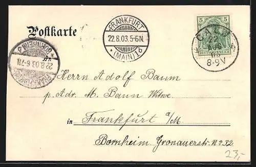 AK Möttlingen, Gasthof zur Krone A. Kraushaar, Handlung G. Graze, Gesamtansicht