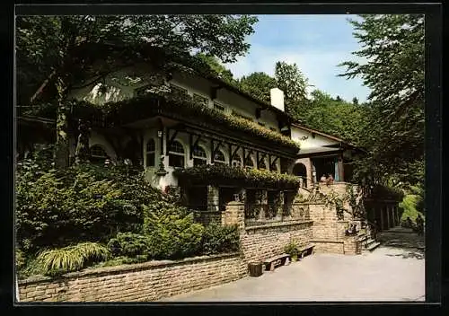 AK Odenthal / Rheinl., Terrassen-Waldrestaurant Deutscher Märchenwald