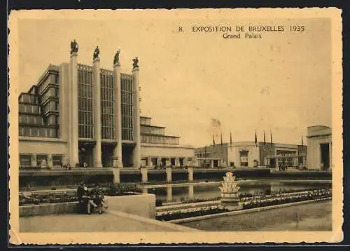 AK Bruxelles, Exposition 1935, Grand Palais