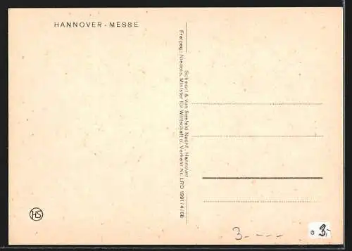 AK Hannover, Messegelände, Totalansicht