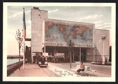 AK Liege, Exposition Internationale 1939, Palais des Pays-Bas