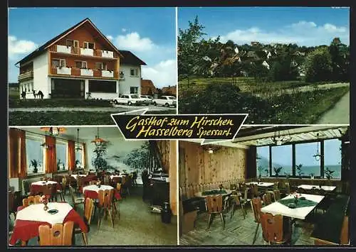 AK Hasselberg / Spessart, Gasthof zum Hirschen