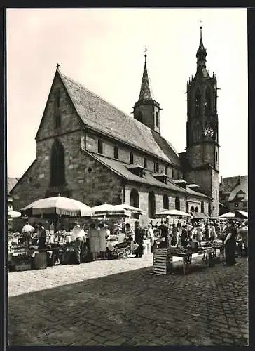 AK Villingen / Schwarzwald, Liebfrauenmünster von Südwesten