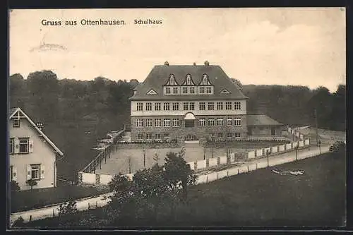 AK Ottenhausen / Württ., Schulhaus