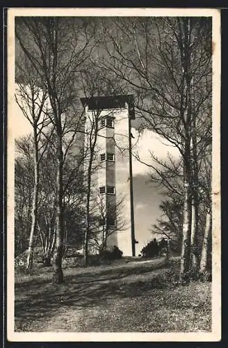 AK Oberkochen, Aussichtsturm auf dem Volkmarsberg