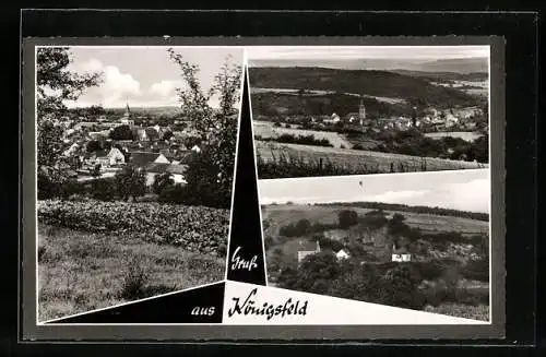 AK Königsfeld / Sinzig, Ortsansichten aus der Vogelschau